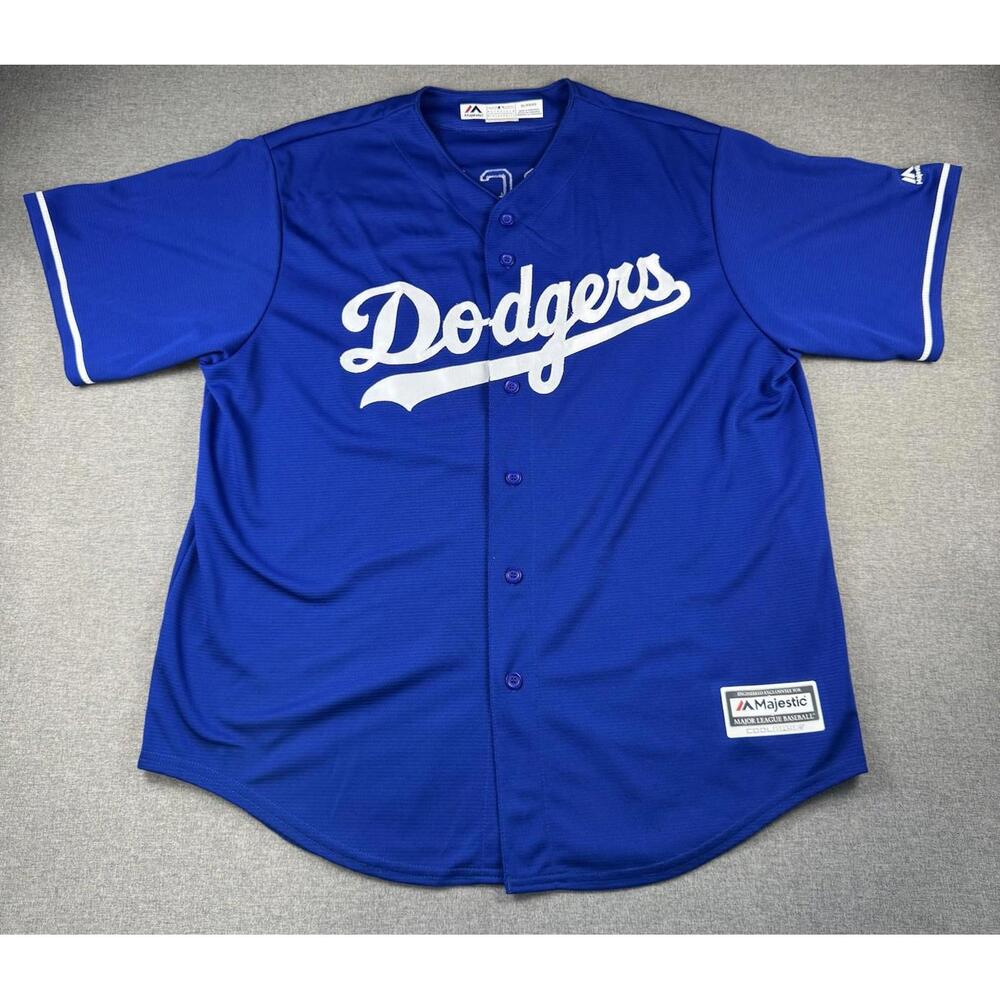 Los Angeles Dodgers Jersey Mens XL MLB Baseball Kershaw 22 Majestic Cool Base